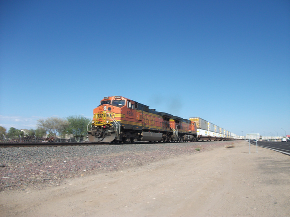 Arizona Rail Renaissance - BNSF trains in action (Huixun Zhu 朱汇迅)