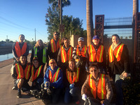 Adopt-a-path Tempe Canal Cleanup 12-3-2016